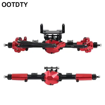 

RC Car Metal Front Rear Axle with Protector for 1:10 Crawler Axial SCX10 II 90046 90047 Accessories