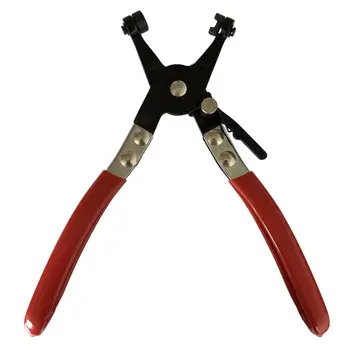 

Professional Metal Locking Car Pipe Hose Clamp Pliers Fuel Coolant Clip Curved Throat Tube Plier Car Repair Tools