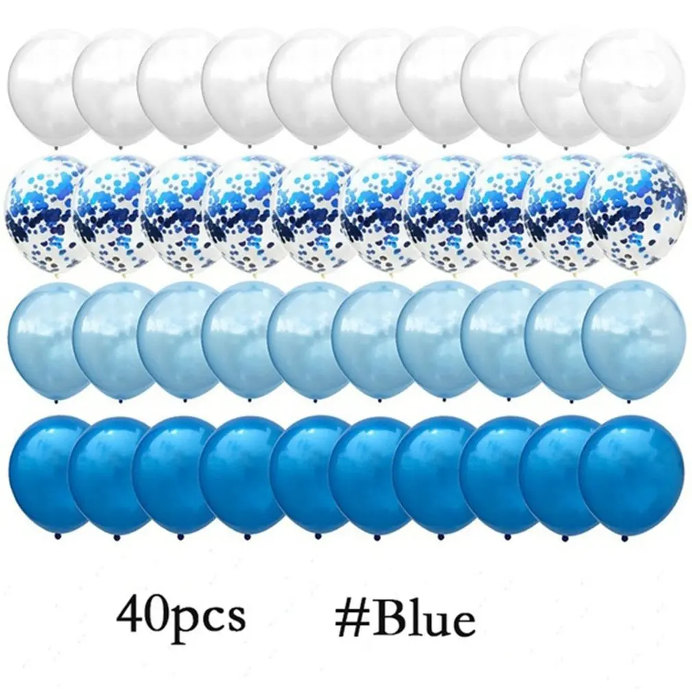 Hot new 30/40PCS 12-inch sequins latex balloons holiday party layout decoration set multi-color decorative | Дом и сад