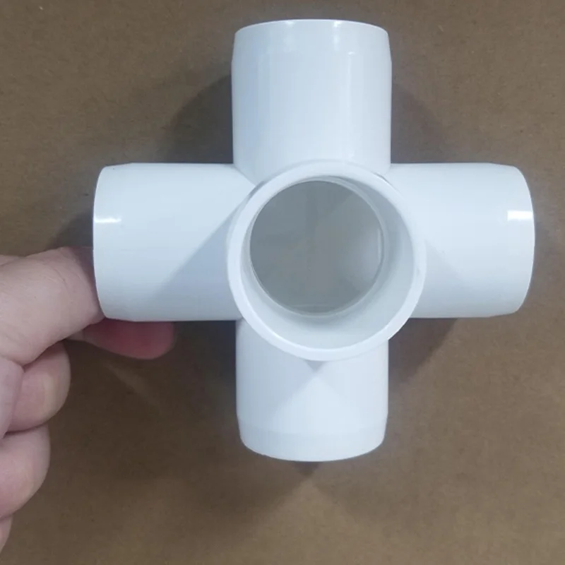 

New PVC Pipe Fittings for Building Furniture and Cool Structures(1 Inch, 5-Way Elbow, Pack of 8)