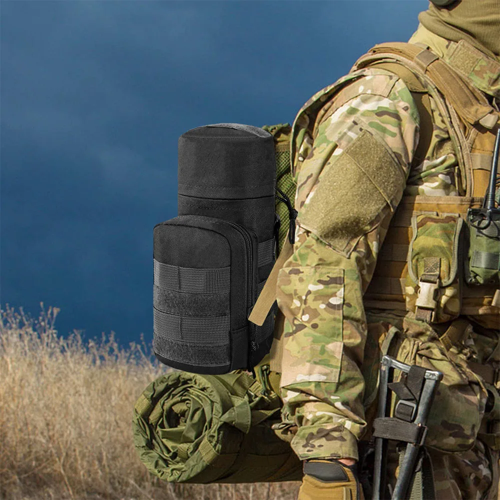 Походная дорожная сумка для бутылки воды Molle, сумка на плечо для бутылки воды, Сумка для кемпинга, охоты, тактическая сумка для выживания в армии