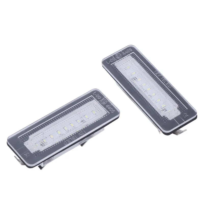 CARLitek One pair of License Plate Light for Benz smart White 18LED Lamp Tail lamp For Turning signal
