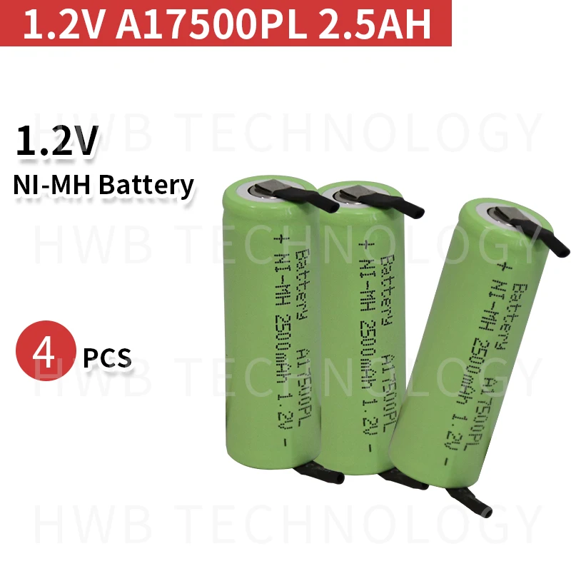 4 шт./лот Ni MH 1 2 V 2.5Ah Braun Oral B ProCare Triumph зубная щетка аккумуляторная батарея US|rechargeable
