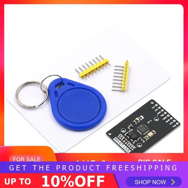 MINI RFID module RC522 Kits S50 13.56 Mhz 6cm With Tags SPI Write& Read for arduino uno 2560