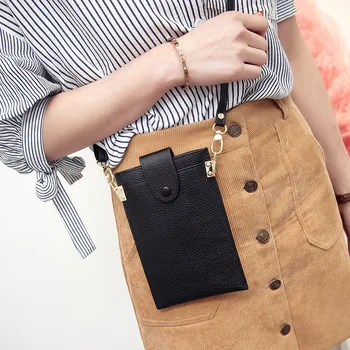 

Mini Women Messenger Bags Female Bags Top Quality Cow Leather Phone Pocket Women Bags Fashion Lady Cutch Small Bags For Girl