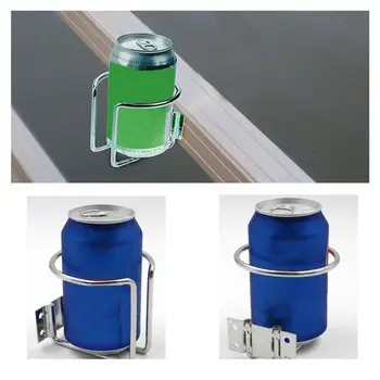 

2Pcs Car Cup Holder Ring Cup Drink Holder Stainless Steel Ring Drink Bottle Cup Holder For Boat Marine Yacht Caravan RV