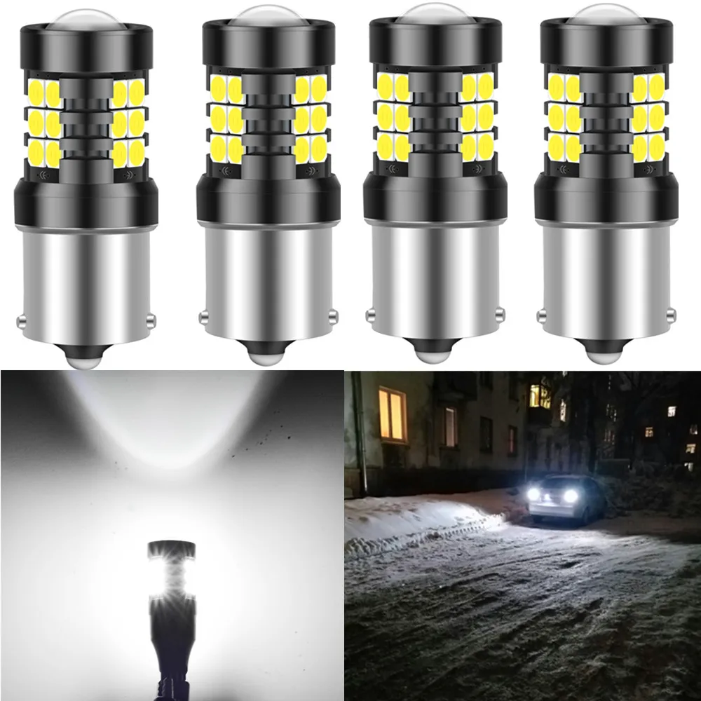 

4x P21W T20 LED W21W 7440 led No error 1156 BA15S Bulbs T15 W16W Car Turn Signal Lights Brake lamp canbus for opel astra h j g k