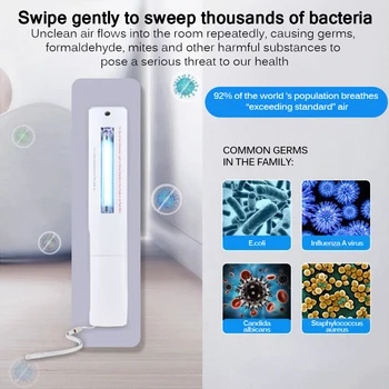 

Portable UV Sterilizer Germicidal Lamp Handheld With Ozone Household Disinfection Sterilization Lamp Mites Light