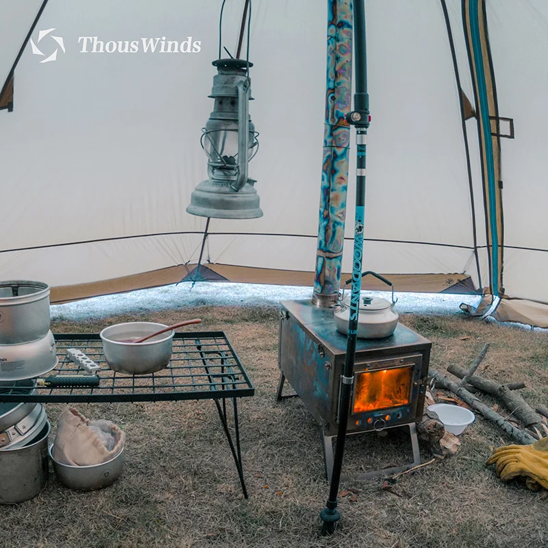 中古 ThousWind いん チタン折畳ストープ 1.7kg