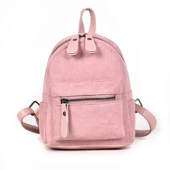 

ZZSLHL Women Mini Backpack Fashion Shoulder Bags For Teenage Girls Pu Leather Vintage Backpack mochila feminina