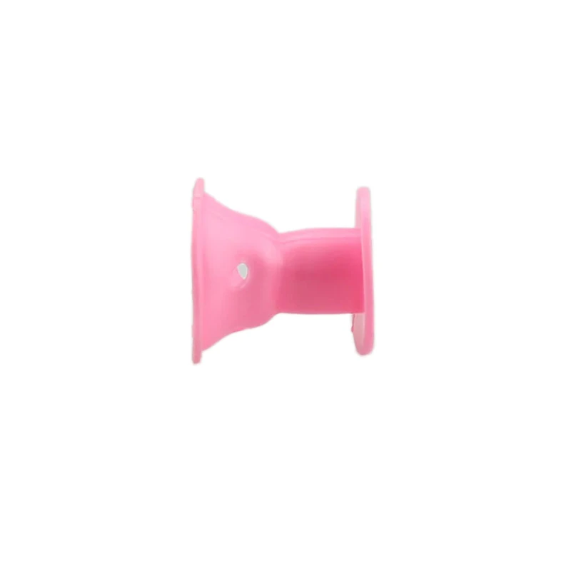 10 pcs Pink Silicone Hair Roll Curling Hair tool Care Hair reusable Curler Style