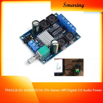 

TPA3116D2 Digital Power Amplifier Board Dual Channel Stereo Amplifier Module DC 4.5-27V For Arduino DIY Electronic Kit RC