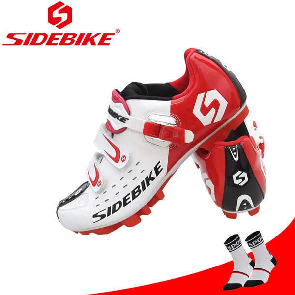 Package 2 for White SIDEBIKE, sapatilha, ciclismo, mtb, велосипедные кроссовки, обувь для горного велосипеда,, мужские, женские, mtb, педали, самоблокирующиеся, Спортивная, велосипедная обувь - Цвет: Package 2 for White