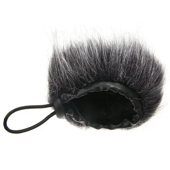 

1pc Windproof Sweater For Interview Microphone Camera Outdoor Film Television Shooting Mic Fur Windscreen Windshield Muff Cover