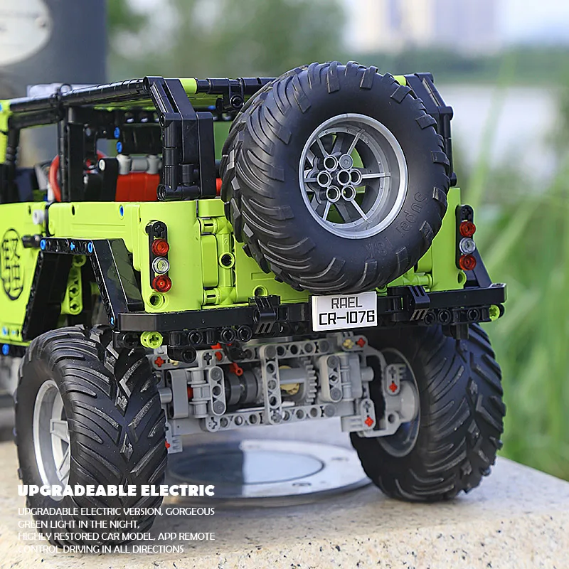 Yeshin J902 High-Tech Car Model The MOC-5140 Jeeped Wranglers Rubicon Set Assembly Building Blocks