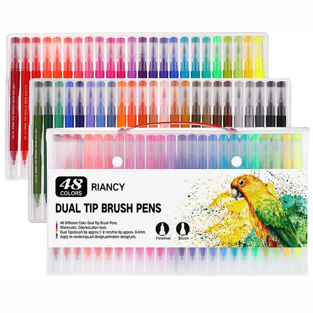 12-18-24-36-48-72-100PCS-Colors-FineLiner-Drawing-Painting-Watercolor-Art-Marker-Pens-Dual.jpg_640x640 (3)