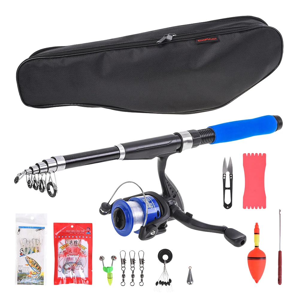 

1 Set Portable Fishing Rod Kit Convenient Fishing Pole Set Fishing Accessories Fishing Supplies for Outdoor Outside