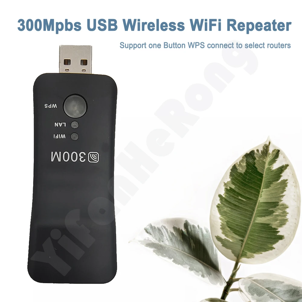 Repetidor Wifi Universal para televisor inteligente, adaptador USB  inalámbrico de 300Mbps, para Samsung, Sony, LG y TV