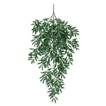 

Artificial Plant Home Decoration Bedroom Olive Leaf Garden Wedding Green Living Room Wall Hanging Ceiling Party Gift Garland
