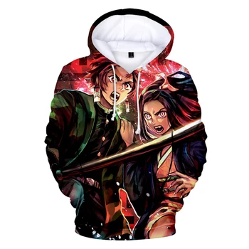 

Coolest 3D Anime Demon Slayer: Kimetsu no Yaiba 3D Hoodies Men/women Autumn Funny Print Sweatshirts 3D Hooded Boys Sweatshirts