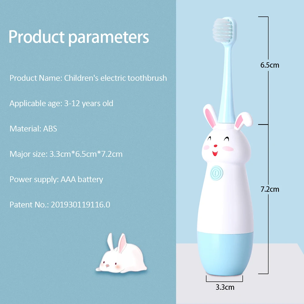 Children Automatic Electric Toothbrush USB Rechargeable Cartoon IPX7 Waterproof Ultrasonic Tooth Brush Replacement Brush Head Children Automatic Electric Toothbrush USB Rechargeable Cartoon IPX7 Waterproof Ultrasonic Tooth Brush Replacement Brush Head