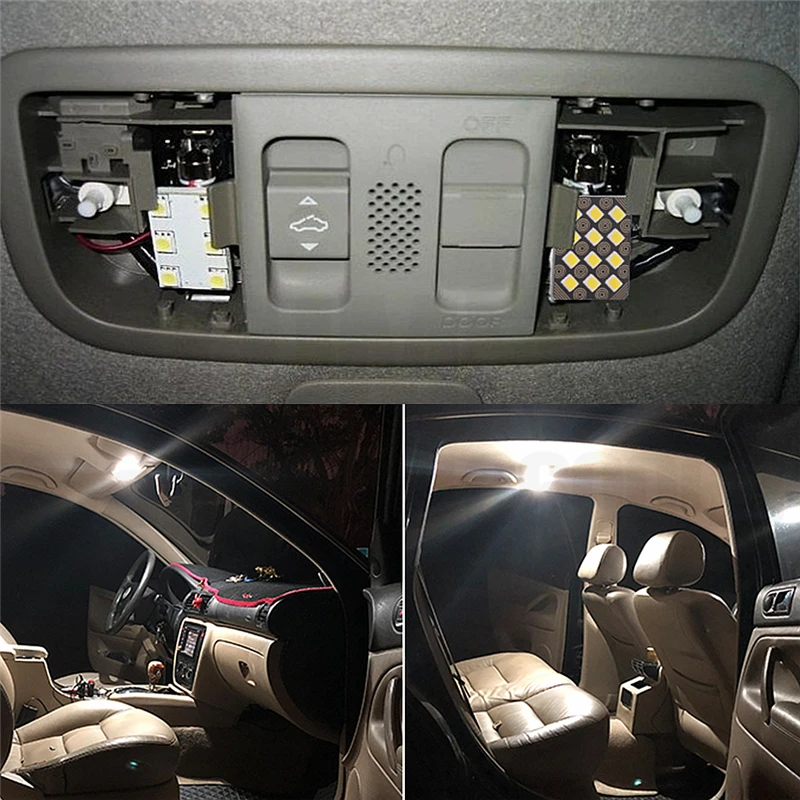 2 шт. гирлянда T10 1210 SMD автомобиля светодиодный автомобиль Панель лампы авто