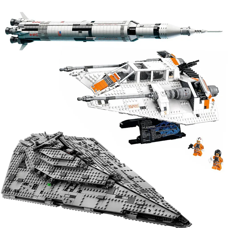 

Star Series WarsStar Destroyer Model Set Building Blocks Bricks Assembly Toys Christmas Gift compatible 75190 21309 75144