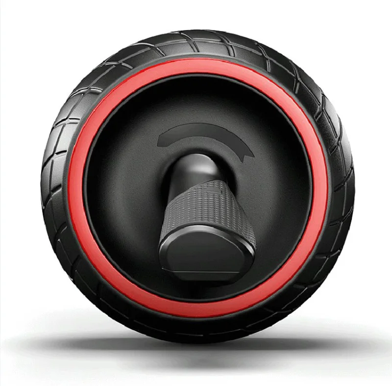 No Noise Abdominal Wheel Round Ab Rollers For Core Trainer Waist Arm Strength Exercise Body Building Press Gym Fitness
