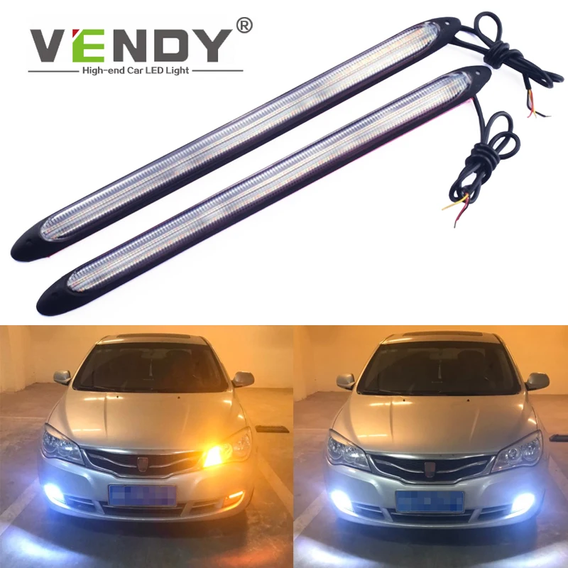 Автомобильный светодиодный указатель поворота лента дневсветильник ходовых