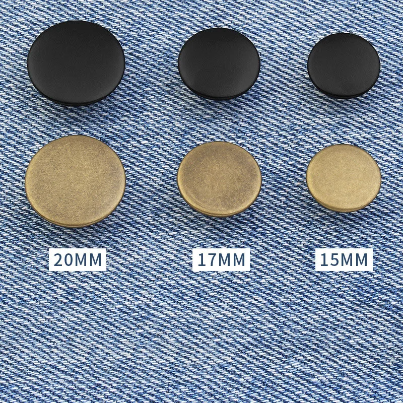 10pcs Screw-free Jeans Buttons Adjustable Detachable Buttons Change Pants Waist Circumference Waist Buckle Set With Box 4