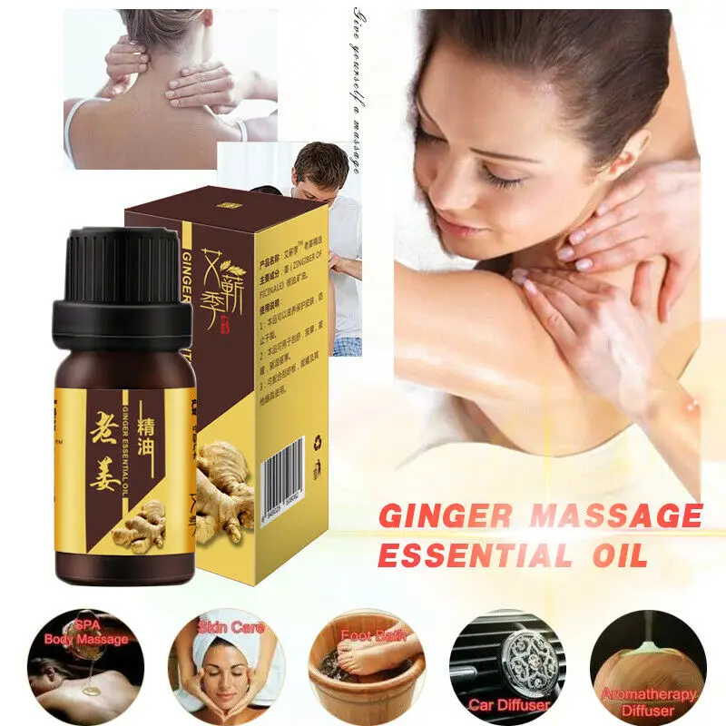 

Weight Loss Essential Oil 10ml Strong Effect Ginger Anti-Cellulite Essential Oil Body Wrap Slimming Fat Burner Gel NEW TSLM1