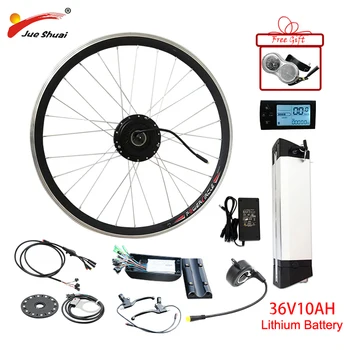 

Duty Free No Tax 36V 250W-500W Motor Wheel Kit for 36V10AH Battery Complete ebike Electric Bike Conversion Kit bicicleta eletric