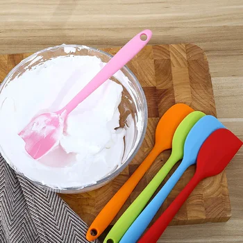 

Silicone Cream Baking Scraper Non Stick Butter Spatula Nylon Chocolate Spreader Heat Resistant Kitchen Cooking Pastry Tools