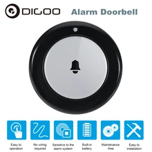 

DIGOO DG-HOSA 433MHz Doorbell Button Compatible with HOSA MAHA 2G 3G Security Alarm System Wireless Remote DoorBell Button