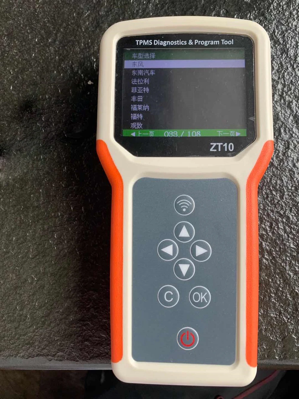 TPMS Diagnostic Scanner Tire Pressure Monitoring System Sensor Program