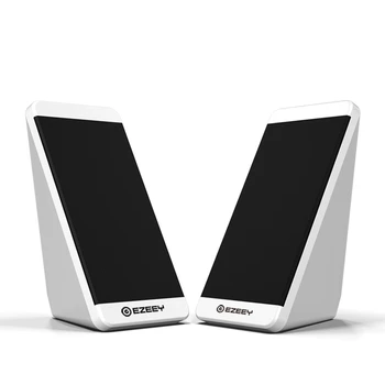 

EZEEY 2PCS Mini Computer Speaker USB Wired Laptop Speaker Surround Stereo Multimedia Subwoofer Phone Audio Speaker Laptop Loudsp