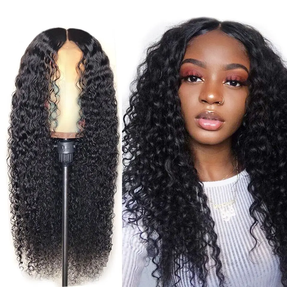

8- 26 inch Curly Human Hair Wig Pre plucked with Baby Hair Lace Front Human Hair Wigs for Black Women Mi Lisa Malaysian Remy Wig