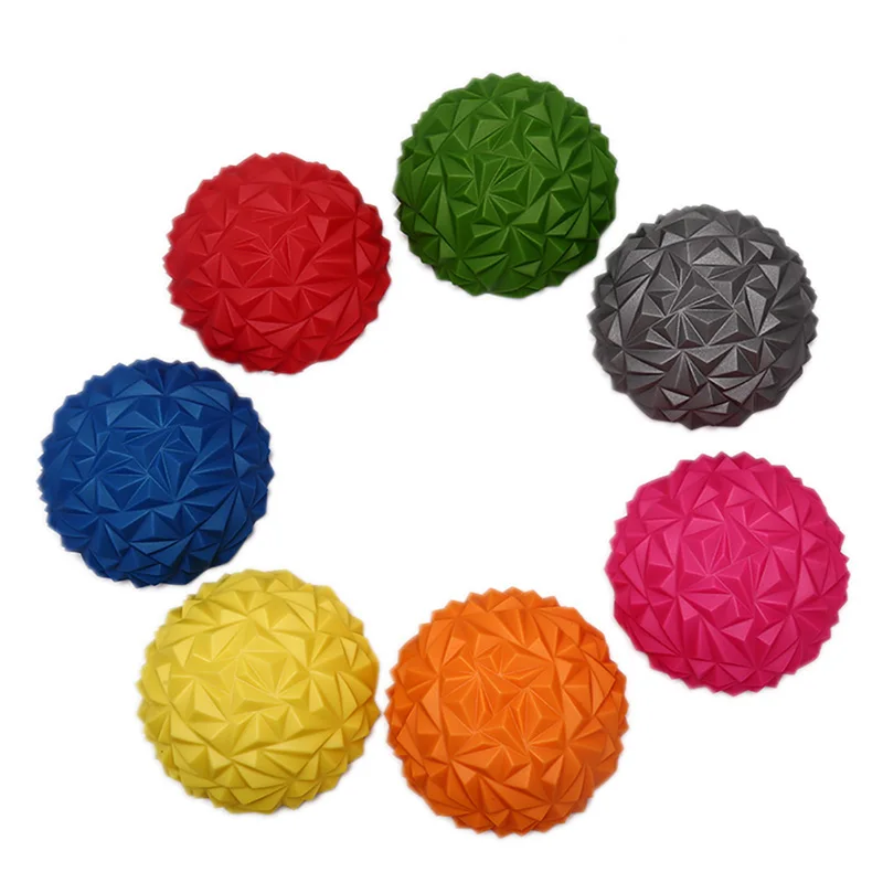 Children's Sense Training Yoga Half-ball Water Cube Diamond Pattern Pineapple Ball Foot Massage Toy Fitness Balls | Красота и