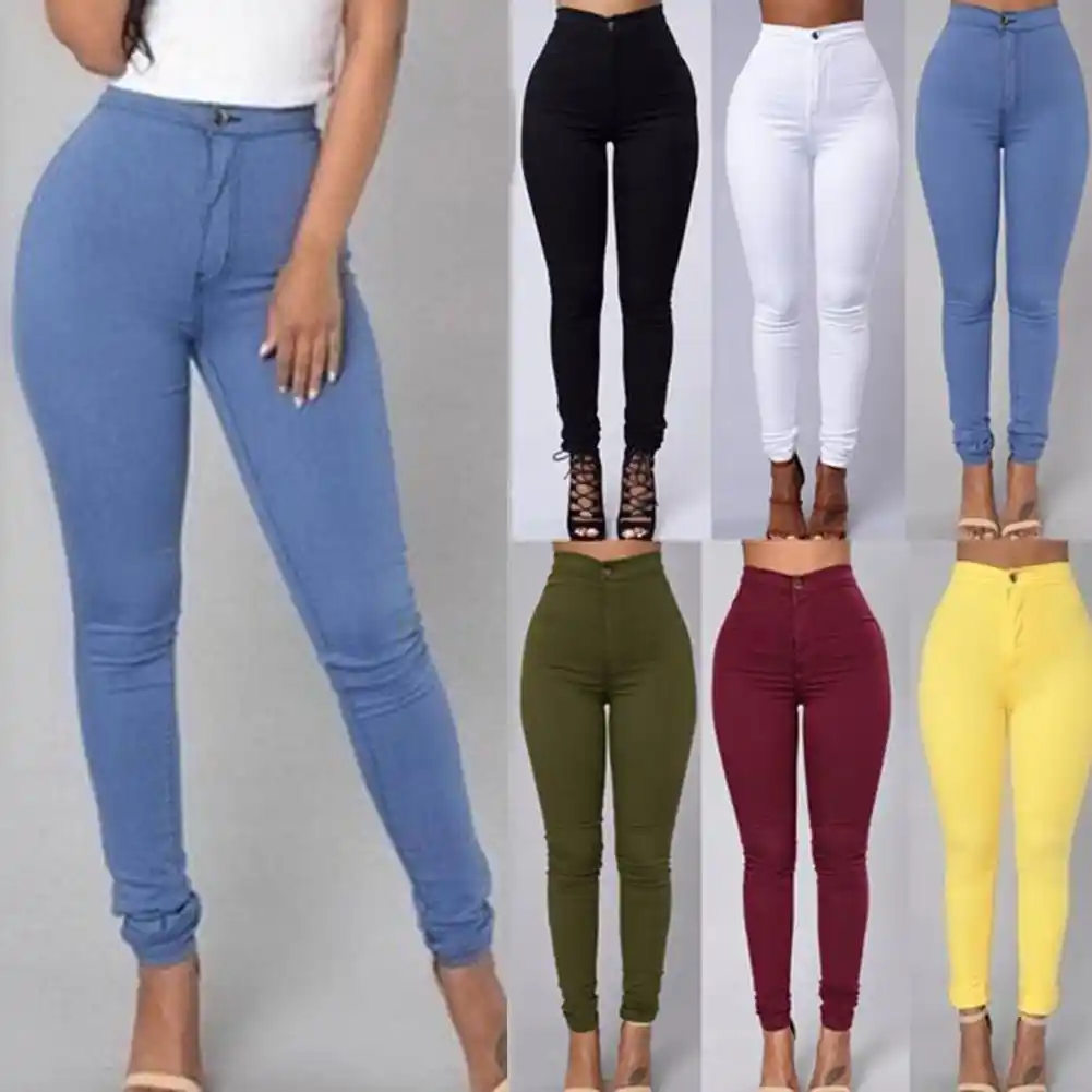 high waisted pencil trousers