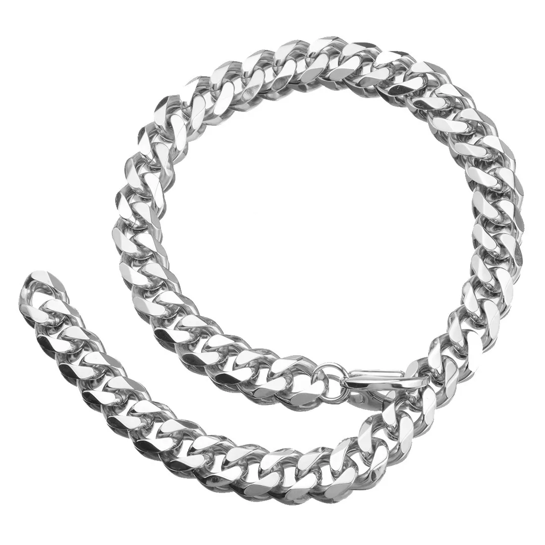 Luxury Mens Necklace Stainless Steel 
