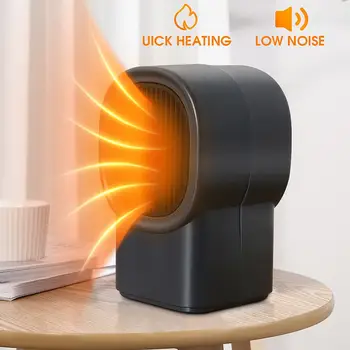 

Electric Heater Fan 500W Mini Thermostatic Winter Warmer Portable Handfree Air Warm Heating Fan Automatic Overheat Protection