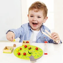 

Clip Beads Montessori Educational Wooden Toys 3 4 5 6 Years Children Color Classification Preschool Kids Learning