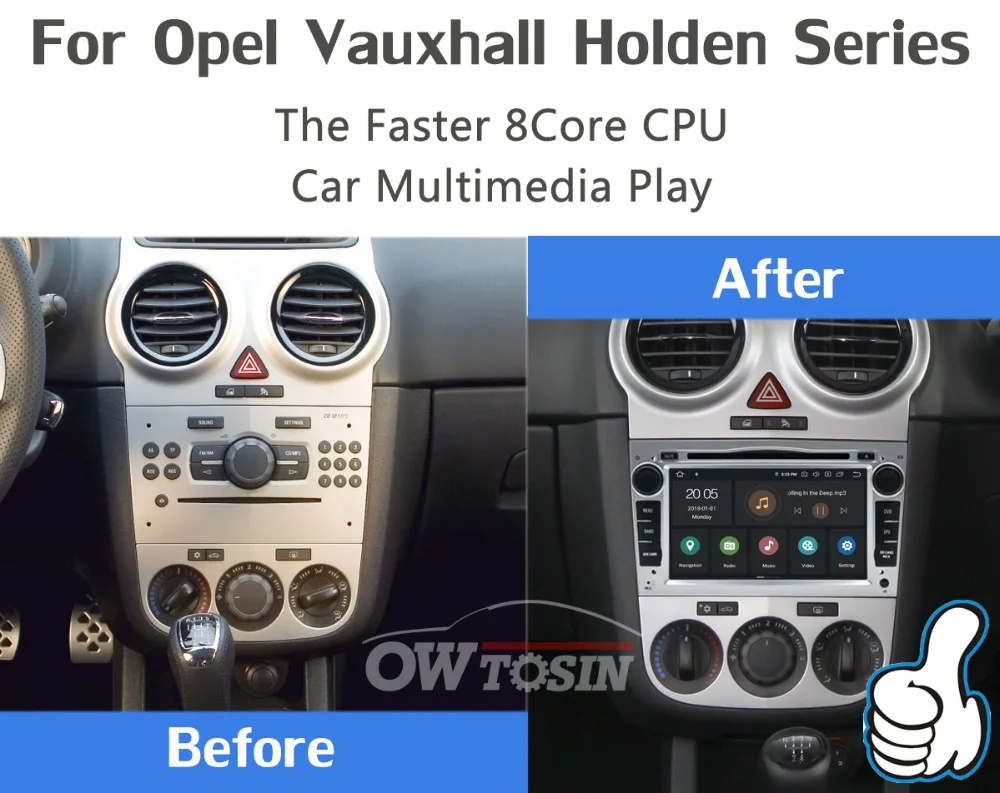 Excellent 7" PX6 4GB+64GB Android 9.0 Car DVD Multimedia For Opel Antara Meriva Corsa 2006-2011 Astra 2004-2009 Vectra 2003-2008 GPS Radio 3