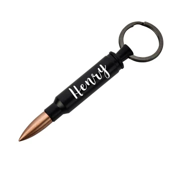 

Personalized Engraved Bullet Bottle Opener Keyrings Keychain Beer Bottle Opener Groomsmen Gift Favors Decor Wedding Party