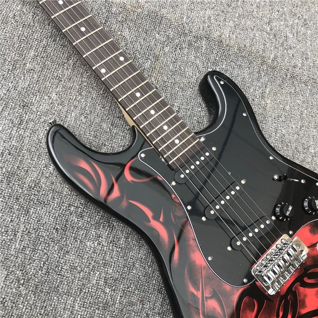 Stock guitare électrique, guitare professionnel multifonctionnel rock guitare  électrique guitare est un débutant adulte instrument - AliExpress