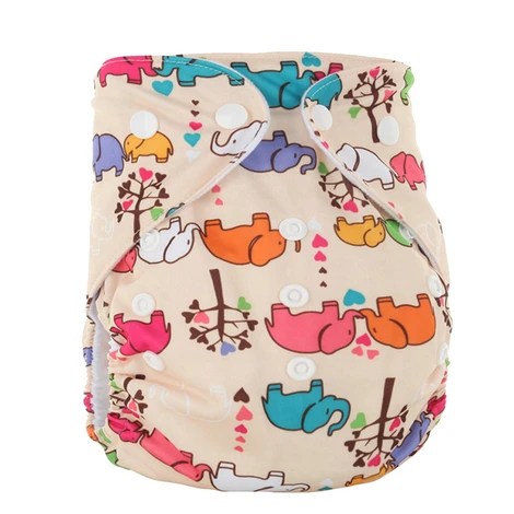 diaper cover 10 Ткань с полиуретановыми нитями Современная мультяшная карманная Детская Ткань подгузник для новорожденных девочек многоразовые подгузники один размер подходит от 3 до 15 кг - Цвет: diaper cover 10