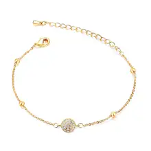 OPK корейский женский браслет креативный микро-инкрустированный циркониевый шар медное покрытие золотое ювелирное изделие благородный темперамент аксессуары для девушек