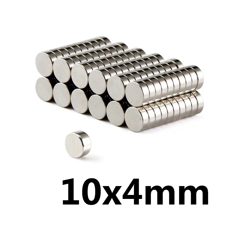 

500/1000/1500 pcs Strong Neodymium 10mm*4mm Magnets Powerful Permanent Rare Disc Earth Magnets, Fridge, DIY, Building 10x4mm