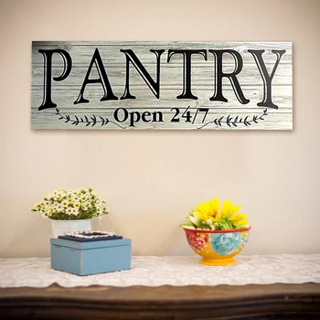 

New Nostalgic Retro Storage Room Open 24/7 Sign Wooden Sign Wall Sign Pendant Wall Logo Decoration Restaurant Cafe Shop Door