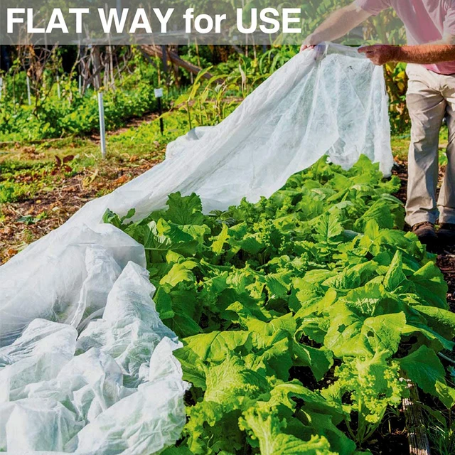 Növényvédő Ruhával Borító Kertészkedés Nem Szőtt Szövet Növény Termesztése Fedő Téli Fagyálló Hideghidegű Meleg Fedél D30 - Image 5